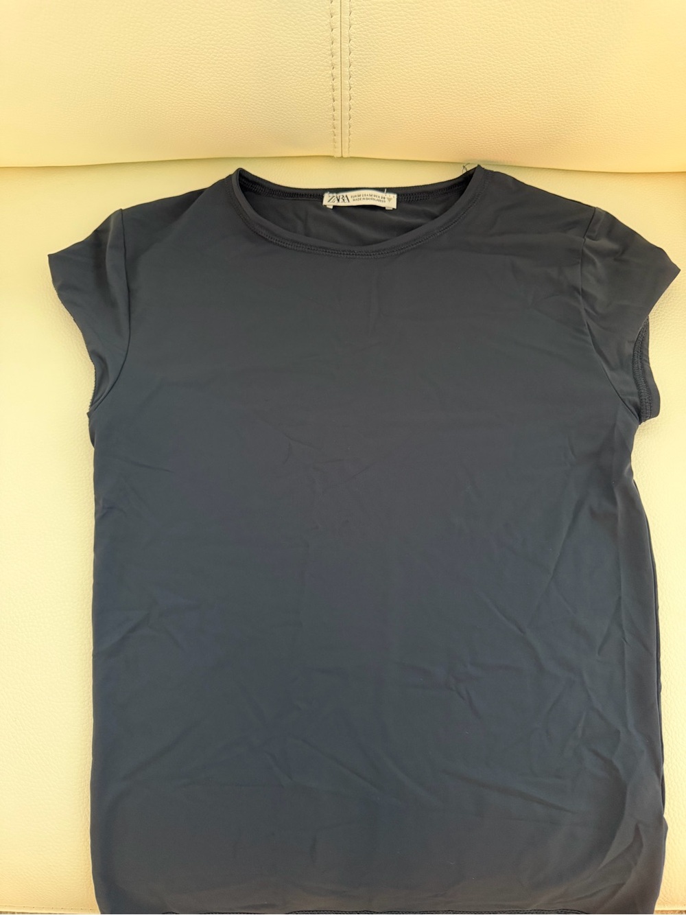 Zara Dark Navy Short Sleeve Tee